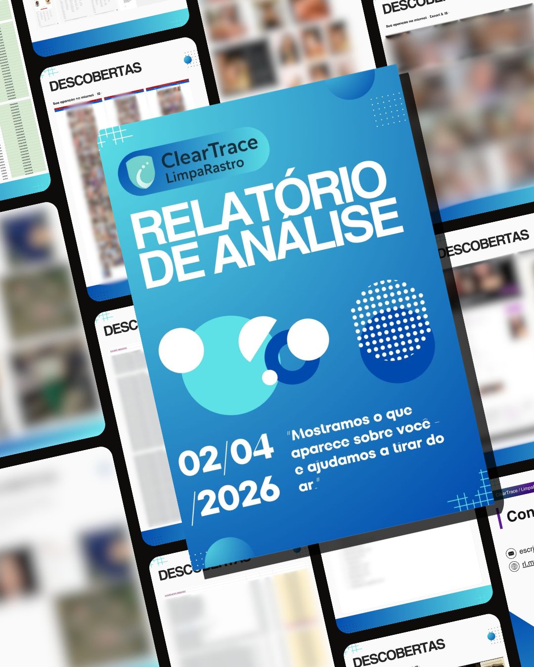 Exemplo do relatório de análise entregue pela ClearTrace